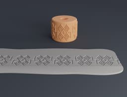 Texture Rollers Aztec middle Vol.2 (4-6) 3d model