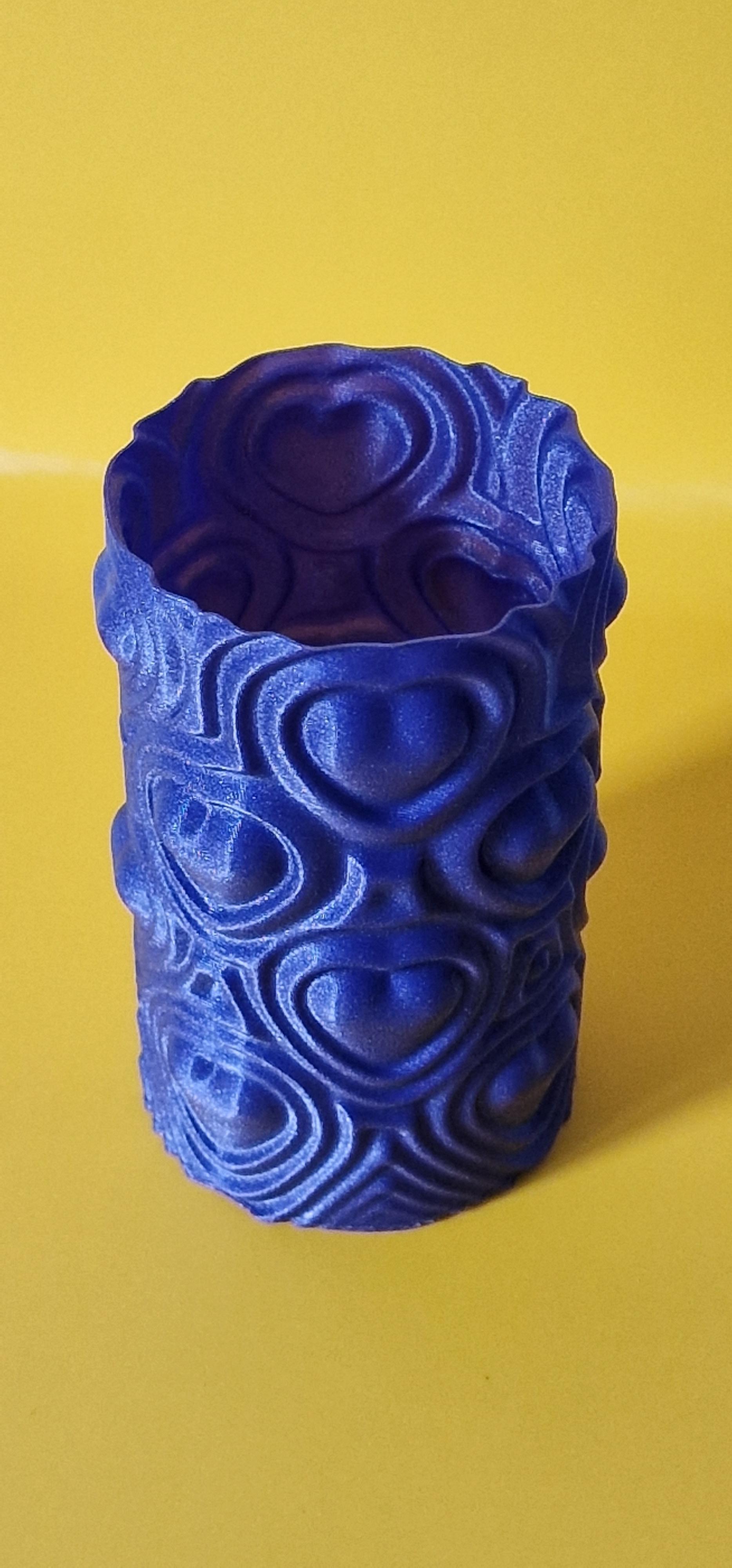 Heartbeat Vases (For Spiralized Printing) 3d model