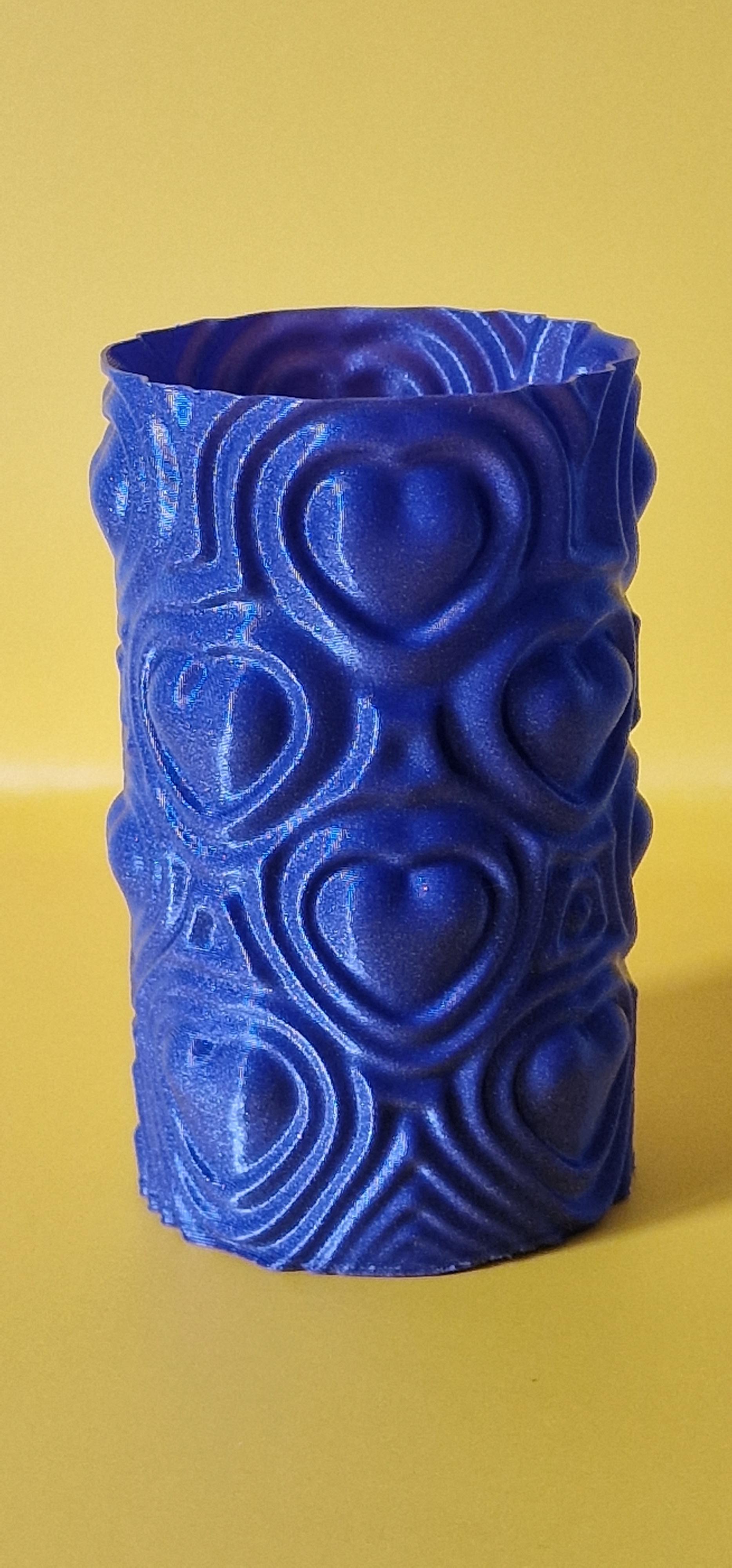 Heartbeat Vases (For Spiralized Printing) - Merci infiniment  - 3d model