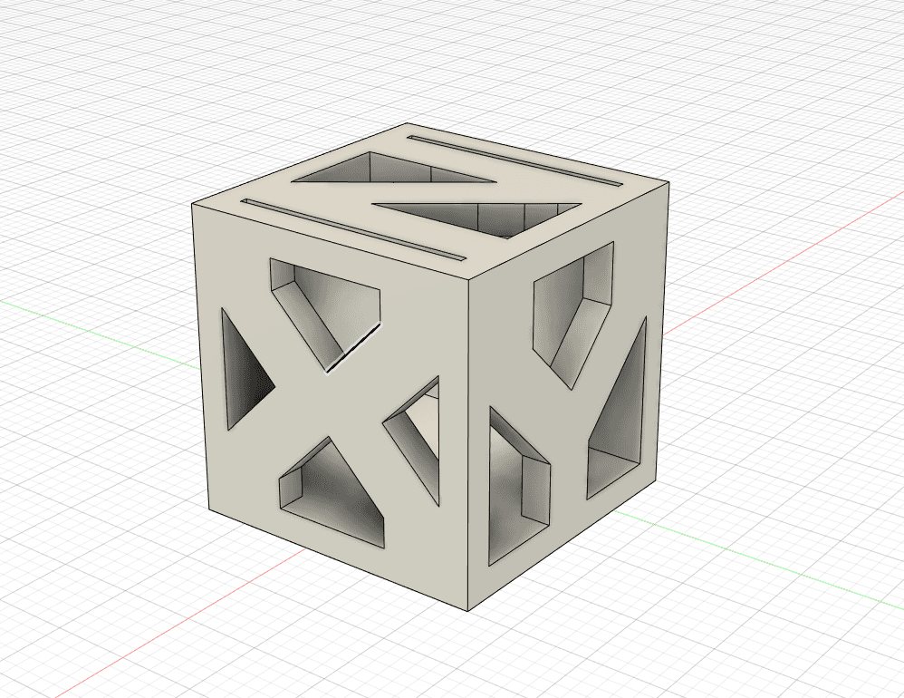 Zare Calibration Cube 3d model