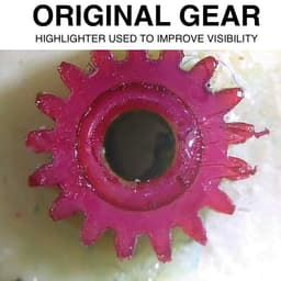 Discman Replacement Gear (D-555 D-88 D-250 D-9 D-90 D-99 D-150 D-15 D-25) 3d model