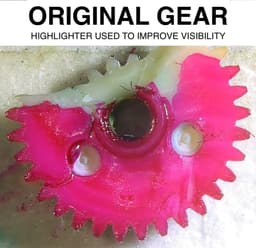 Discman Replacement Gear (D-555 D-88 D-250 D-9 D-90 D-99 D-150 D-15 D-25) 3d model