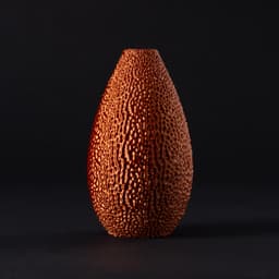 Droplet Vase with Noisy Rippled Texture (vase mode) 3d model