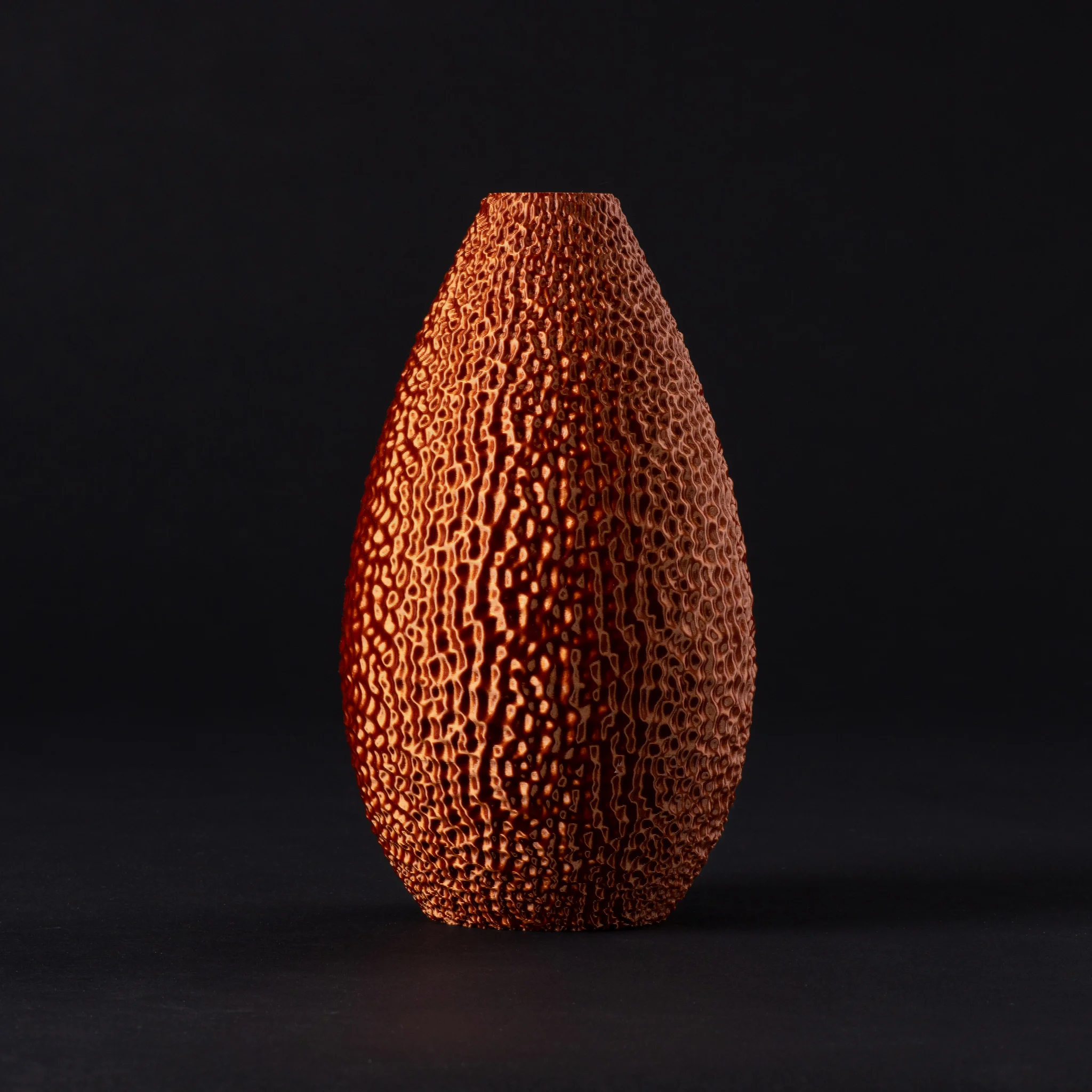 Droplet Vase with Noisy Rippled Texture (vase mode) 3d model