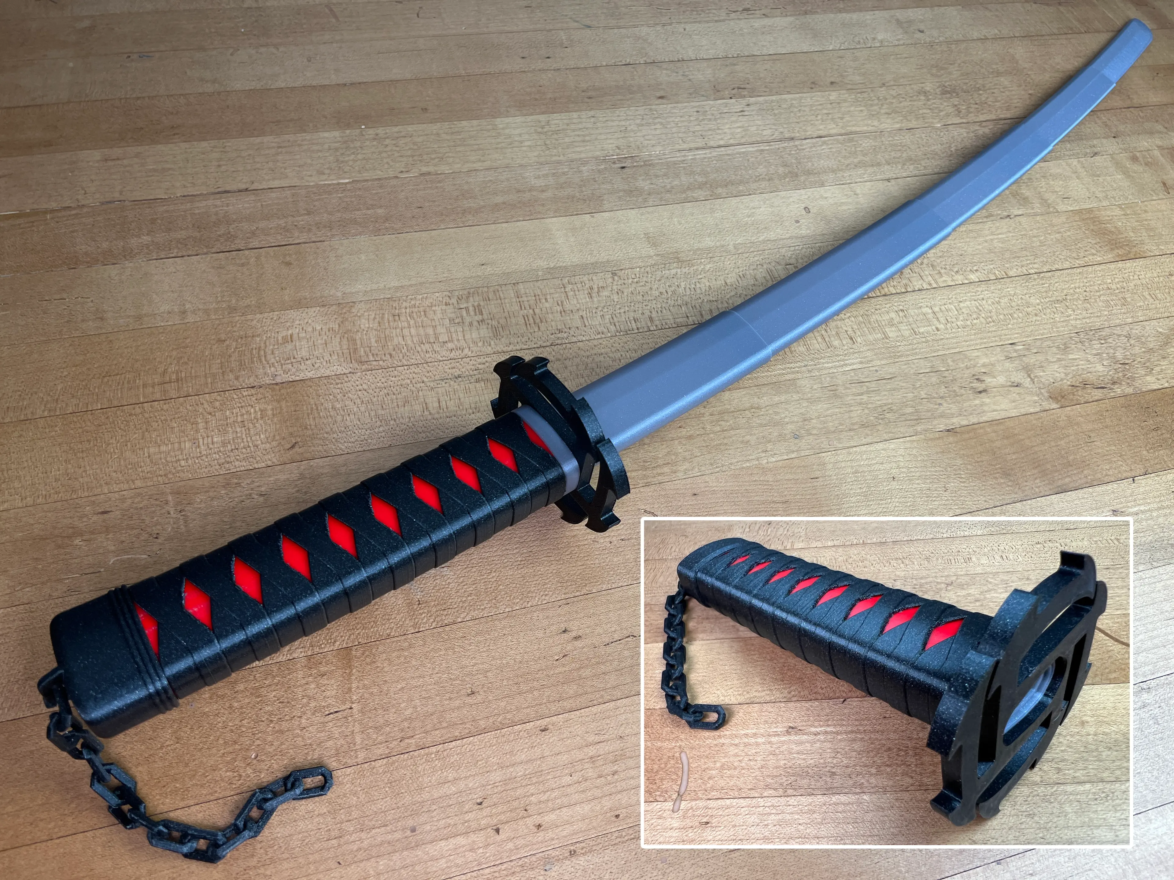 Multi-Part Collapsing Zanpakuto 3d model
