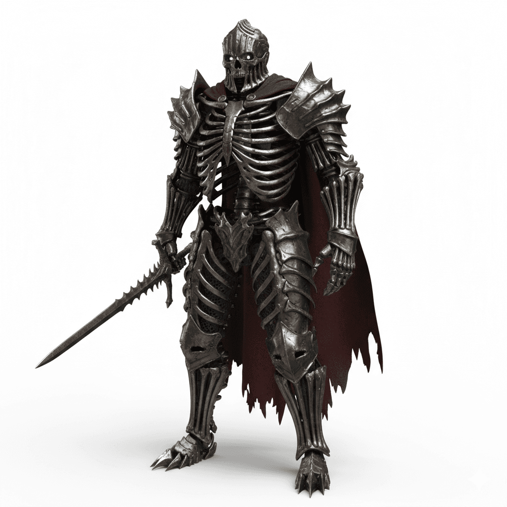 Rib Cage Horror Knight Warrior 3d model