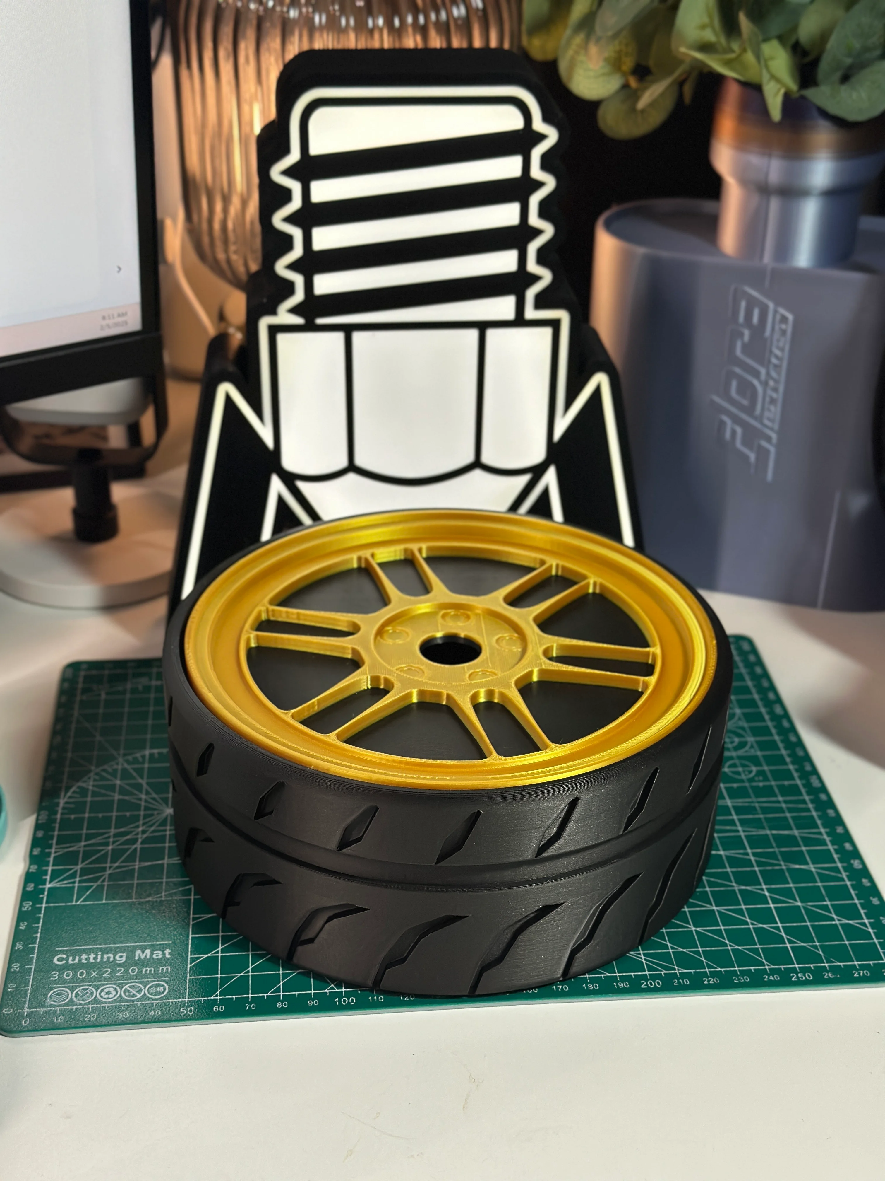 RPF1-Inspired Coffee Table Organizer Bin 3d model