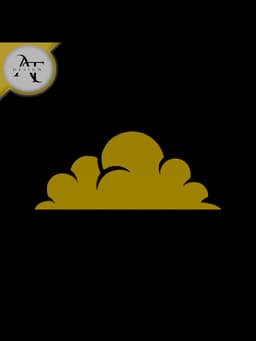 Simple Cloud Symbol - 2D Art 3d model