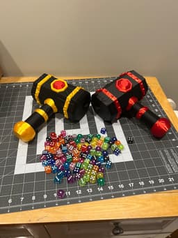 Dice Hammer – Dice Holder & Launcher 3d model
