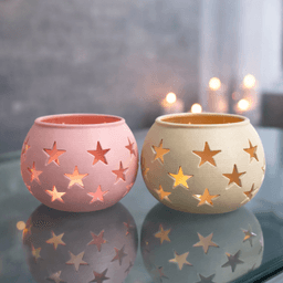 Star Pattern Candle Holder | Shadow Light Lantern | Cozy Home Decor | Tea Light Holder 3d model