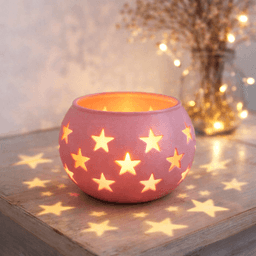Star Pattern Candle Holder | Shadow Light Lantern | Cozy Home Decor | Tea Light Holder 3d model