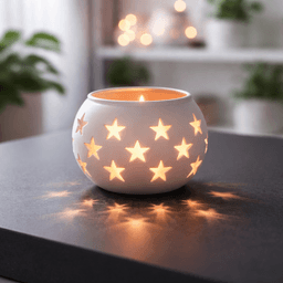 Star Pattern Candle Holder | Shadow Light Lantern | Cozy Home Decor | Tea Light Holder 3d model