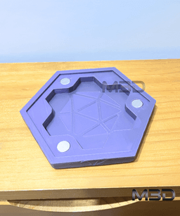 Hexagon Dice Box / no supports / 3mf included 3d model