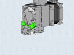 Simple Mount for DC42s Differential IR probe to the e3D Hemera 3d model