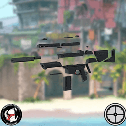 Valorant Phantom Rifle 3d model