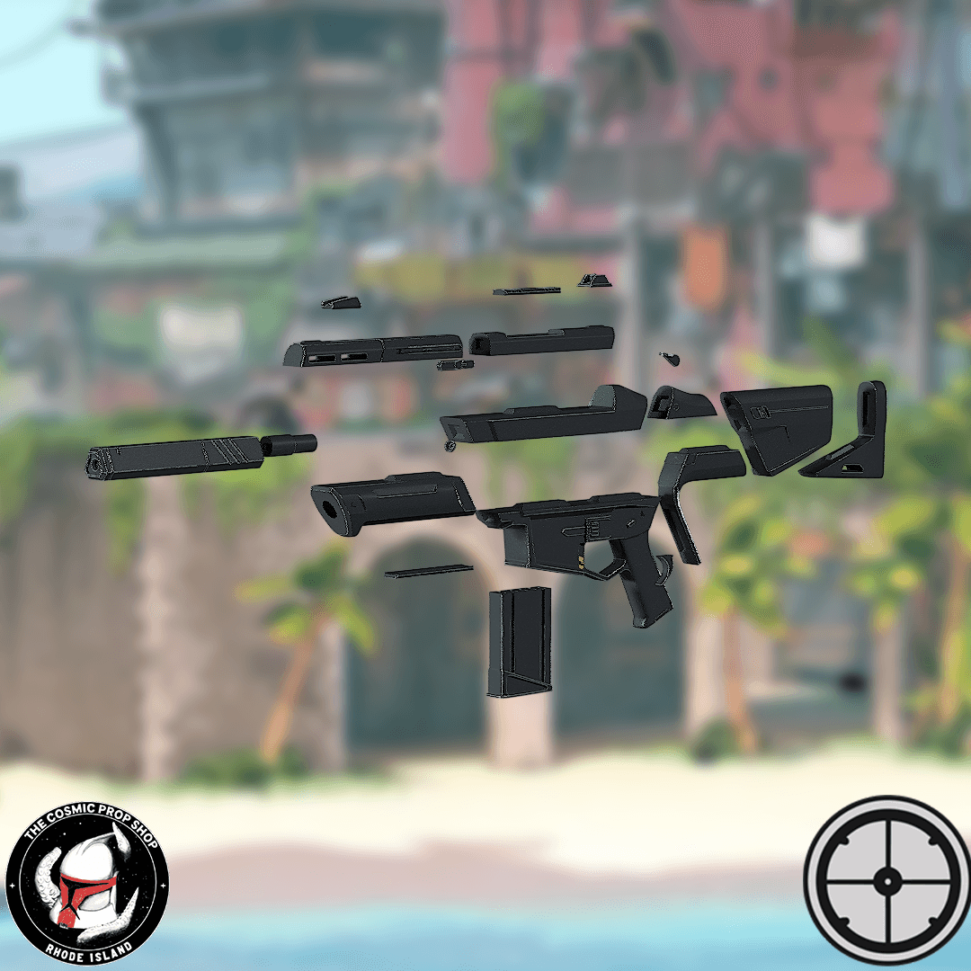 Valorant Phantom Rifle 3d model
