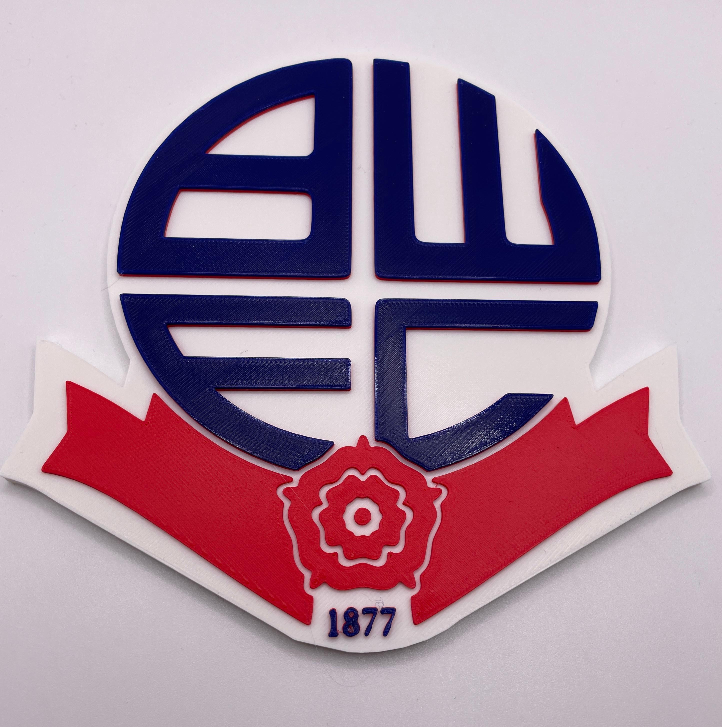 Bolton Wanderers FC coaster or plaque - Perfection! Thank you for making this one on request, DWTC!! - 3d model
