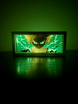 Gohan SSJ2 - LED Lightbox - NO AMS NEEDED 3d model