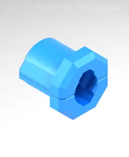Bolt-Lock to Slip-Fit Insert 3d model