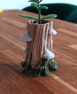 Tree trunk planter “Carpinus Betulus” 3d model