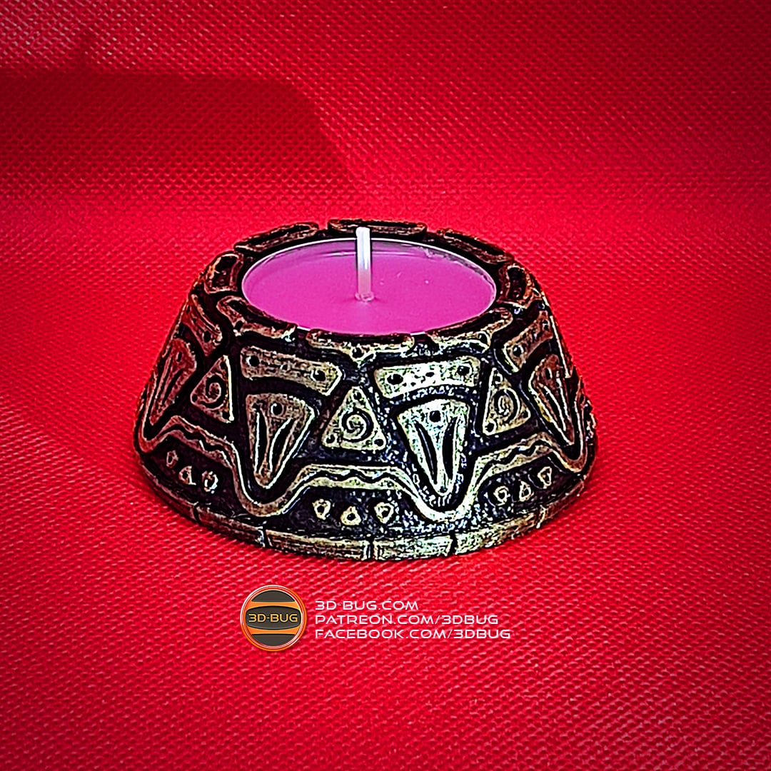 Tealight Holder 002 3d model