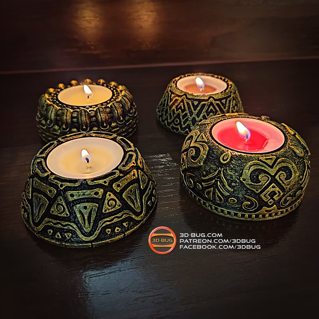 Tealight Holder 002 3d model