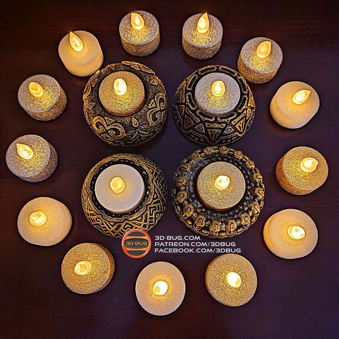 Tealight Holder 002 3d model