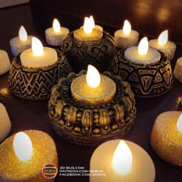 Tealight Holder 002 3d model
