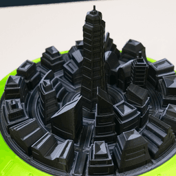 Topper City - a lid for Topper Bowl - Executive Lunar Collection 3d model