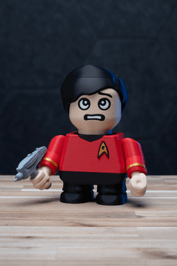 Chunky Redshirt - Star Trek Kit | No Supports, No AMS, No Glue 3d model
