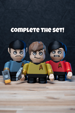 Chunky Redshirt - Star Trek Kit | No Supports, No AMS, No Glue 3d model