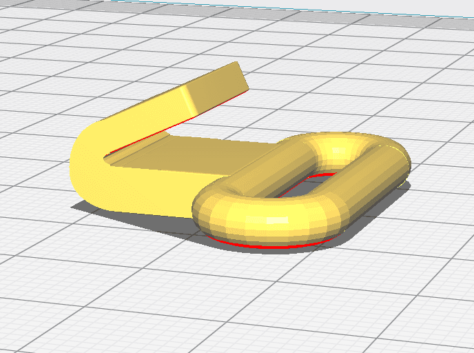 Canvas roof handle 3d model