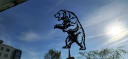 Bull vs Bear 2D Wall Art Set.stl 3d model