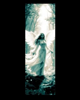 Finding Angels in the Forest - Set of Bookmarks 3d model