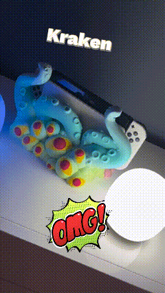 Kraken Nintendo Switch Stand - for OLED and Classic Version 3d model