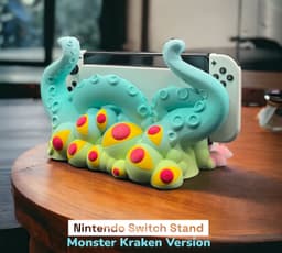 Kraken Nintendo Switch Stand - for OLED and Classic Version 3d model
