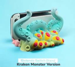 Kraken Nintendo Switch Stand - for OLED and Classic Version 3d model