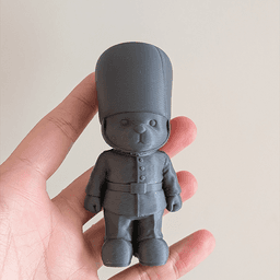 Teddy Bear British Royal Guard 3d model