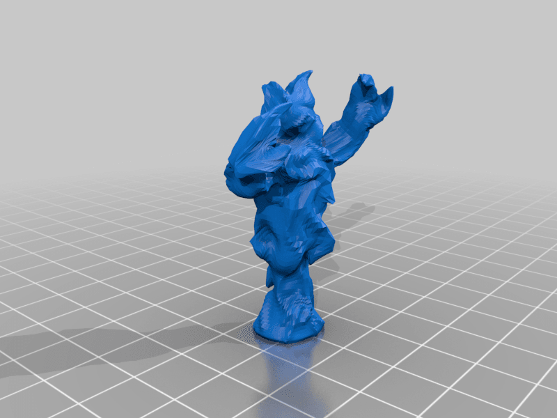 D&D 3.5 Invisible Stalker 3d model