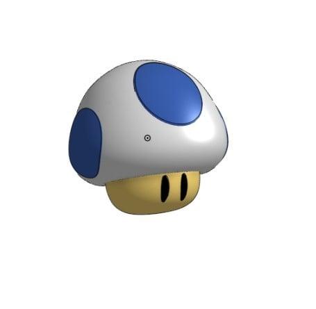 Cute Mario Mushroom 3d model