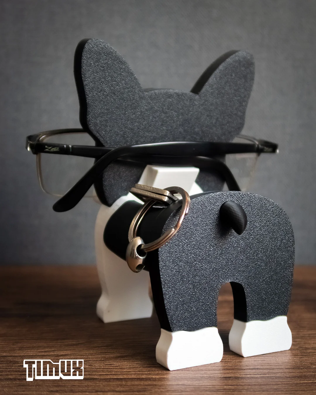 BOSTON TERRIER GLASSES HOLDER 3d model
