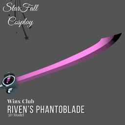 Riven's Phantoblade Winx Club 3d model