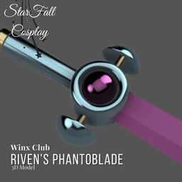 Riven's Phantoblade Winx Club 3d model