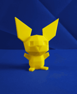 Pichu Low Poly Pokemon 3d model