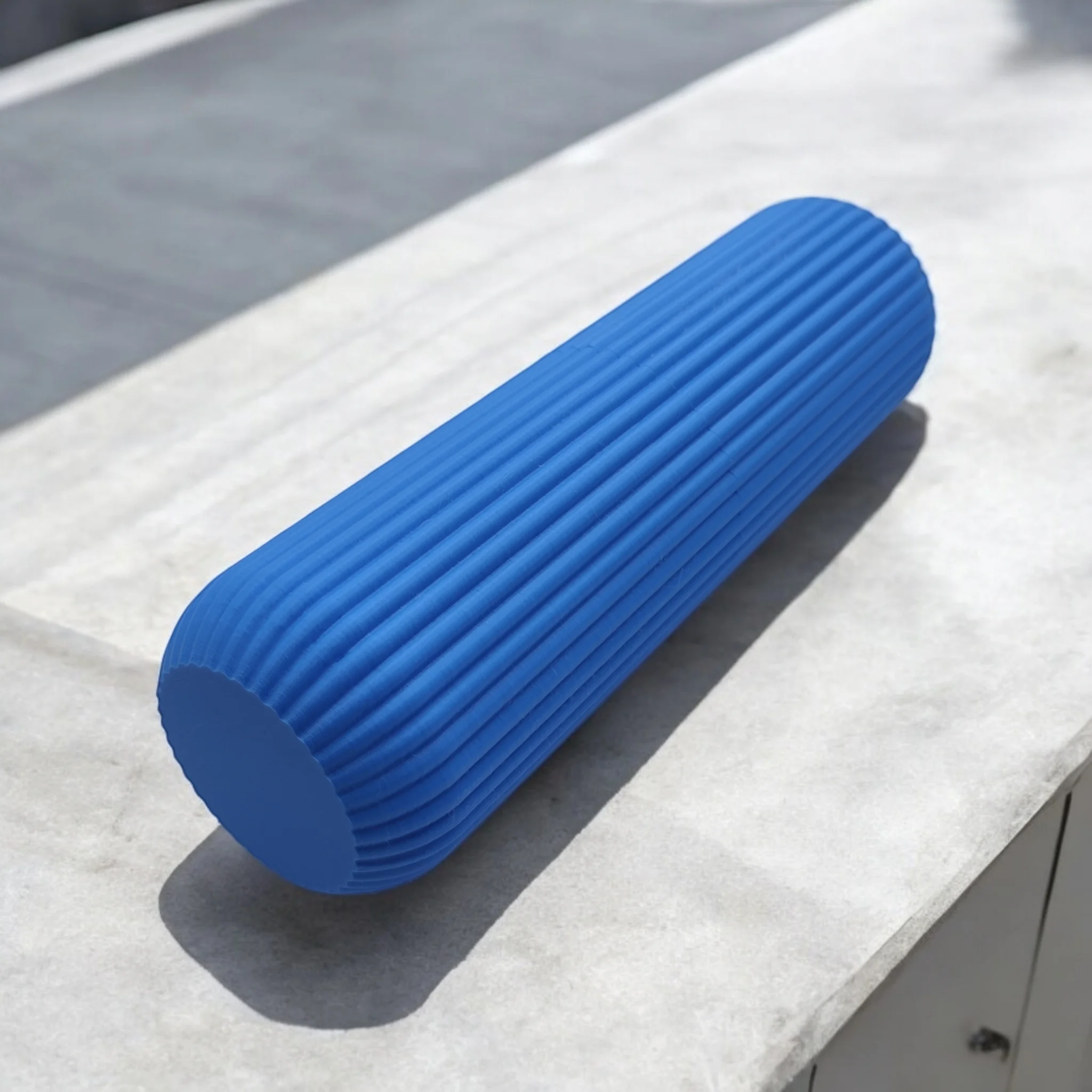 Ribbed Toothbrush & Toothpaste Travel Case 3d model