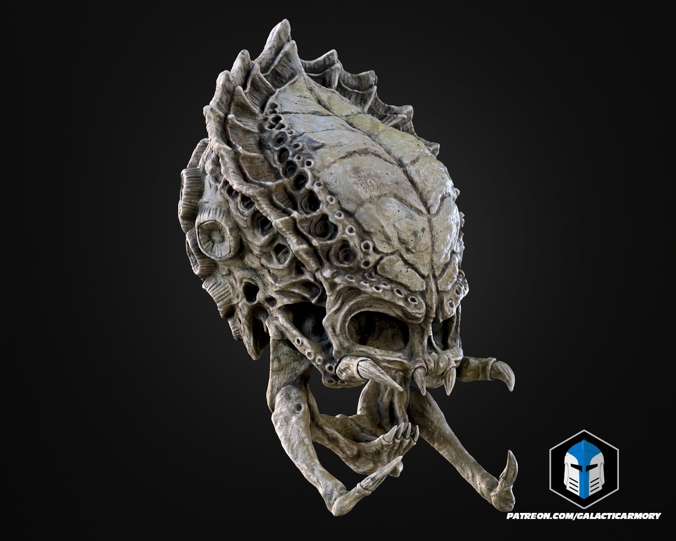 Predator Skull Trophy - 3D Print Files 3d model