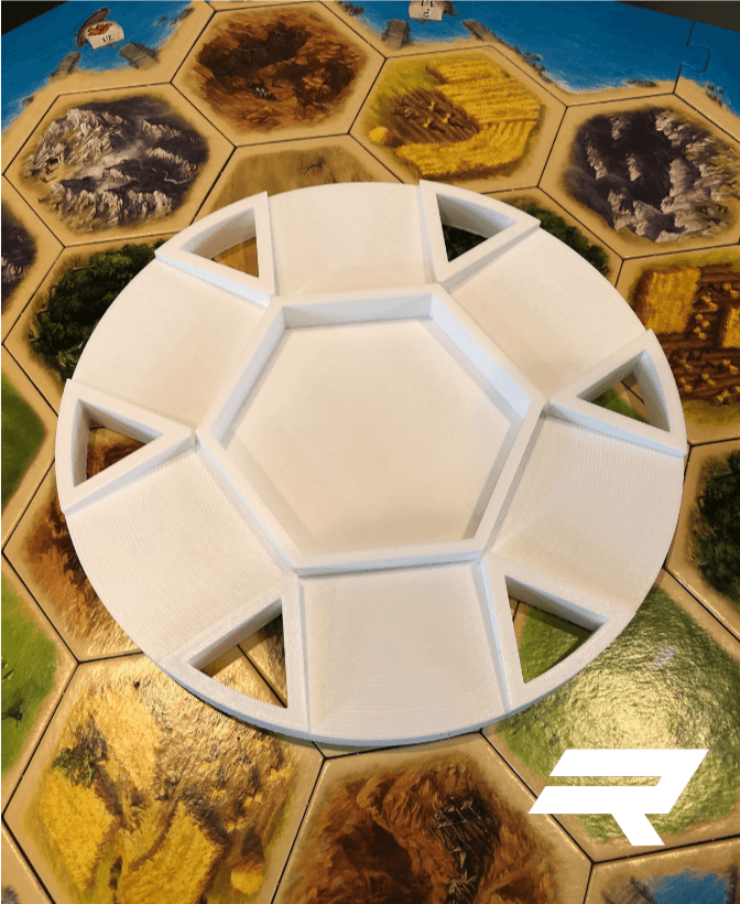 Catan Organizer and Dice Roller 3d model
