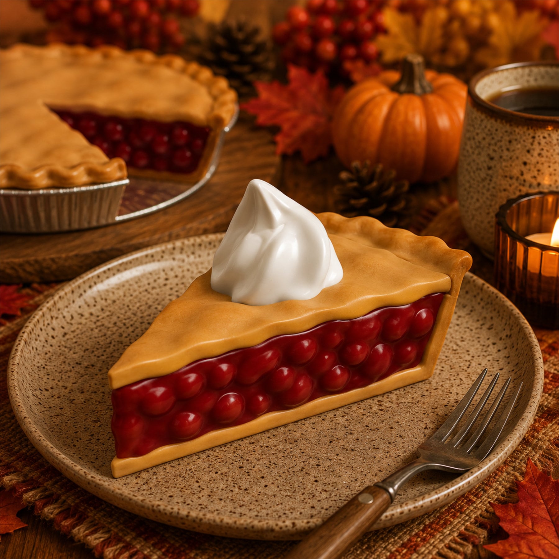 Slice of Joy Container (Cherry Pie) – Wiggle Budz – (Harvest Hearts Collection) 3d model