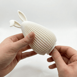 JAPANDI BUNNY TEALIGHTS / MODERN EASTER DECOR / BUNNY DECOR / HOMEDECOR / DECORATIONS 3d model