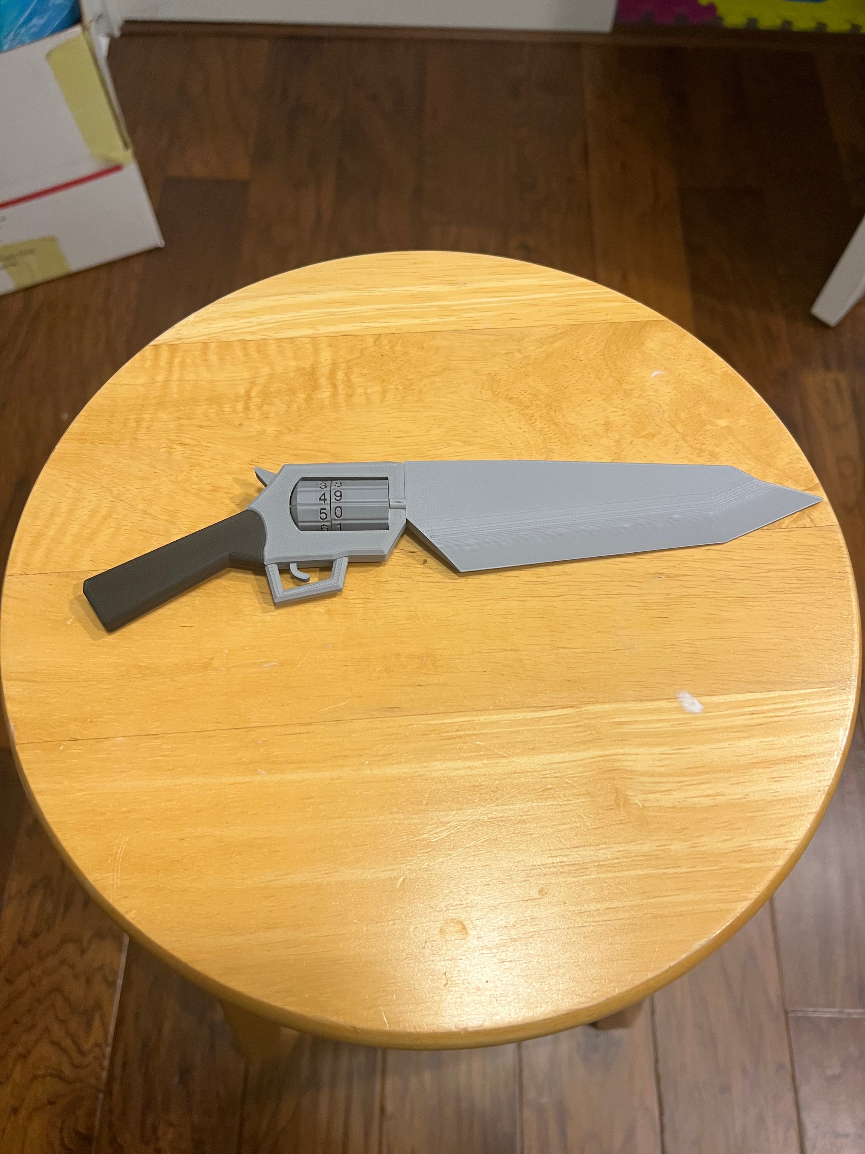 Final Fantasy MTG Gunblade Life Counter 3d model
